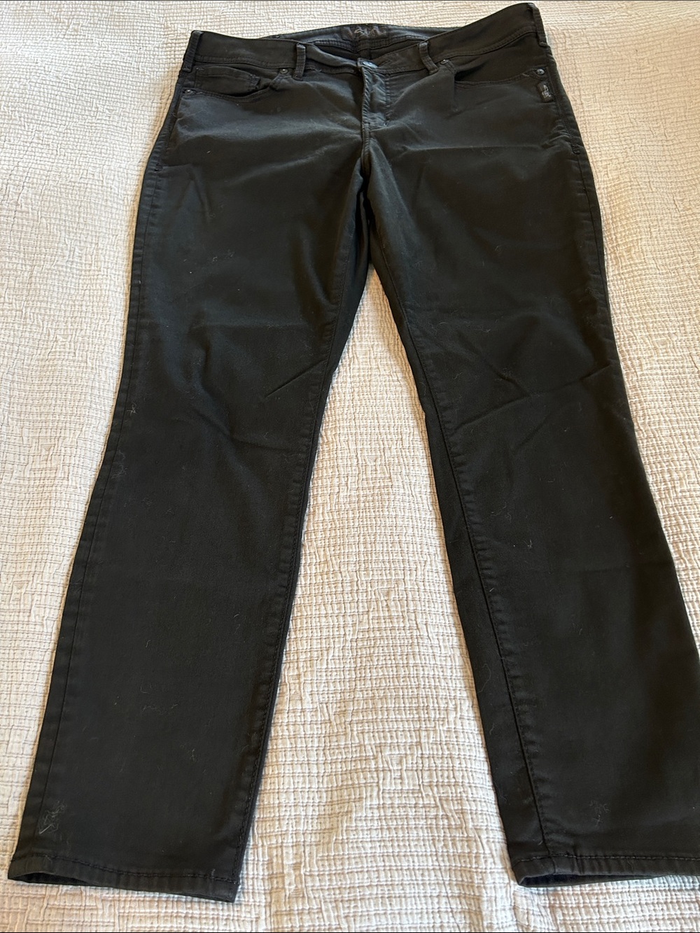 Silver Super Skinny Black Lightweight Denim